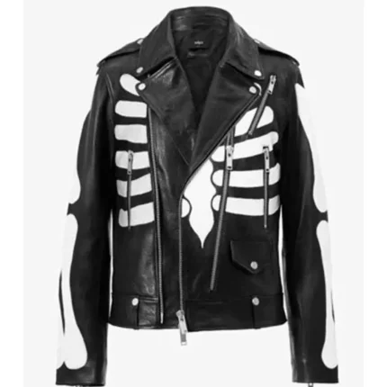 Guns N Roses Skeleton Axl Rose Leather Jacket