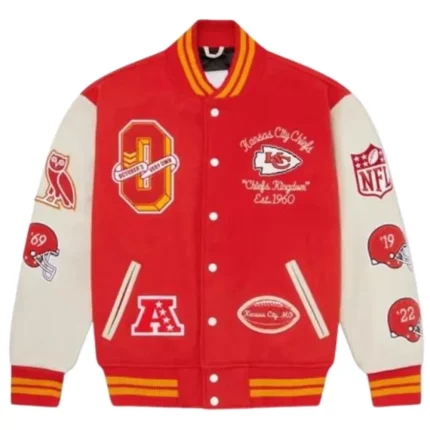 Kansas City Chiefs OVO Varsity Jacket