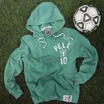 Pele Brasil 10 Green Hoodie
