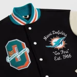 OVO X Miami Dolphins Varsity Jacket