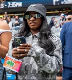Simone Biles Packers Jacket Grey