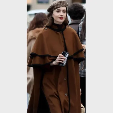 Emily In Paris S04 Emily Cape Coat