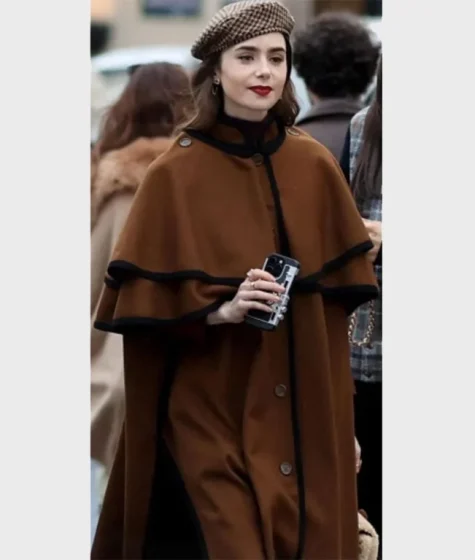 Emily In Paris S04 Emily Cape Coat