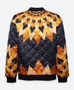 Emily in Paris S04 Sofia Sideris Quilted Bomber Printed Jacket