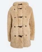 Lily Collins Emily in Paris Season-04 Emily Cooper Faux Shearling Fur-Coat