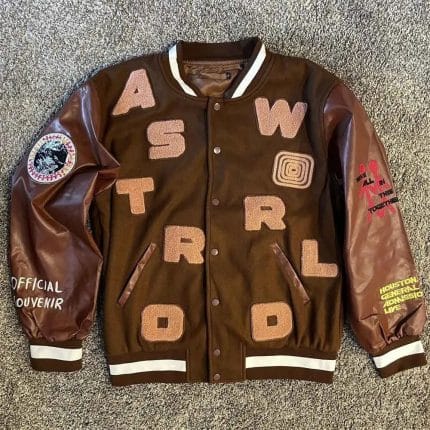 Astro World Varsity Patch Jacket