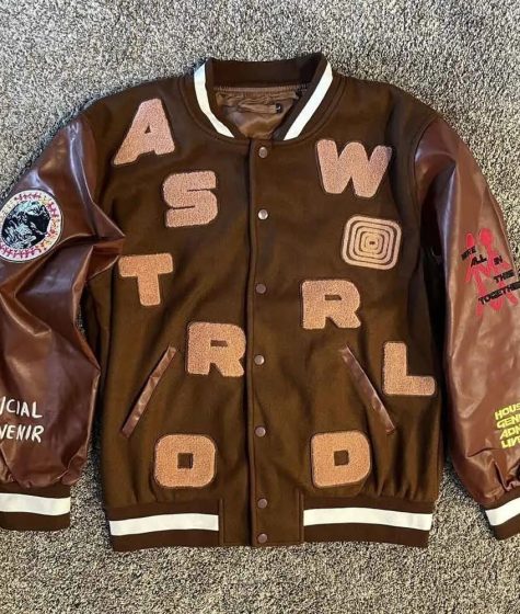 Astro World Varsity Patch Jacket