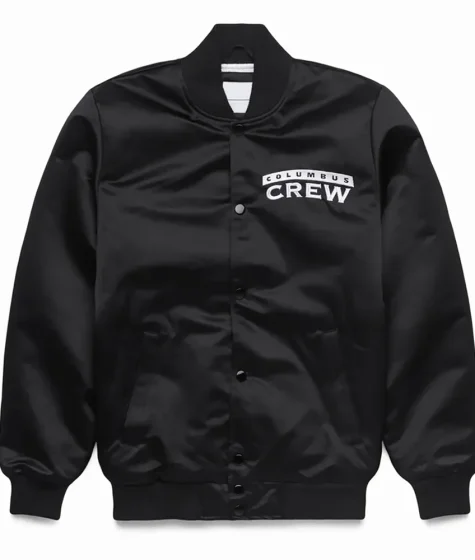 Columbus Crew Black Satin Jacket