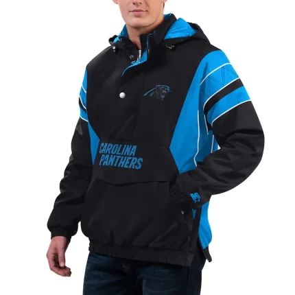 Home Team Carolina Panthers Half-Zip Hoodie Jacket