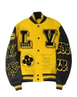 LV Yellow Varsity Jacket