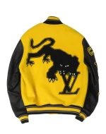 Louis Vitton Yellow Varsity Jacket