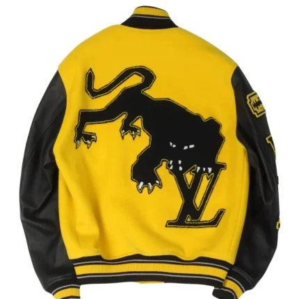 Louis Vitton Yellow Varsity Jacket