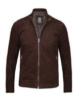 Men's Classic Brown Suede Jacket