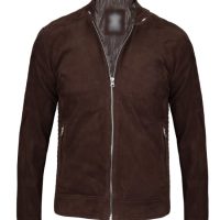 Men's Classic Brown Suede Jacket