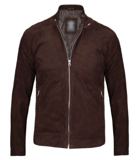 Men's Classic Brown Suede Jacket