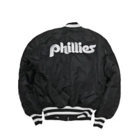 Philadelphia Phillies Varsity Black Jacket