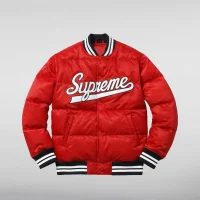 Red Supreme Puffer Jacket
