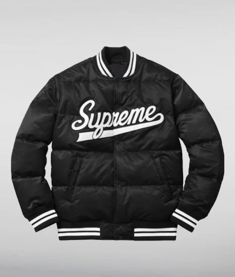 Supreme Puffer Jacket Black