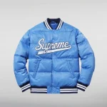 Supreme Puffer Jacket Blue