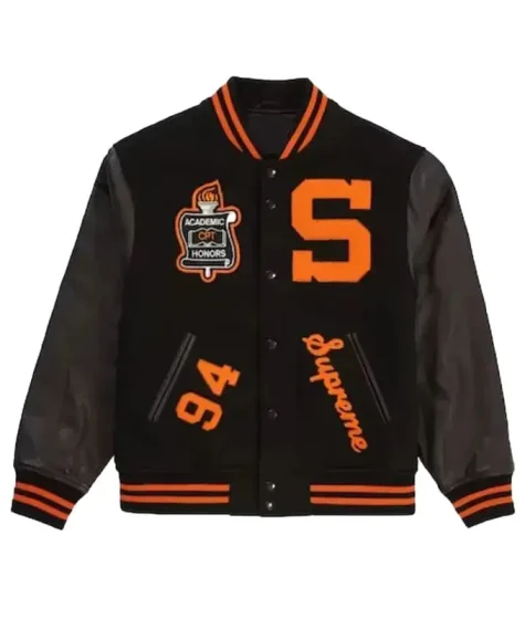 Supreme Team Varsity Black Jacket