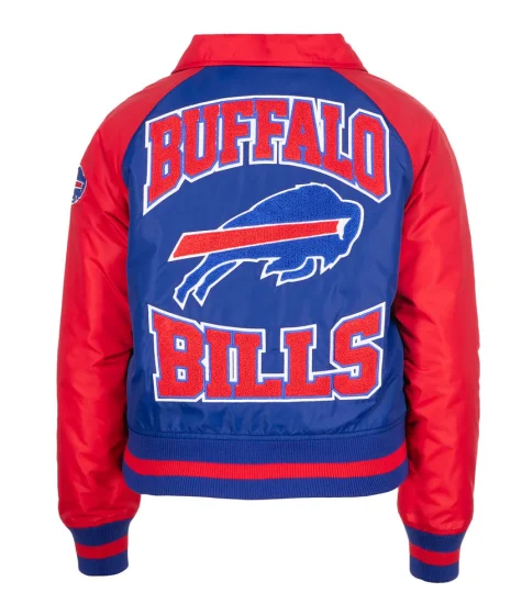 Buffalo Bills Royal and Red Throwback Jacket