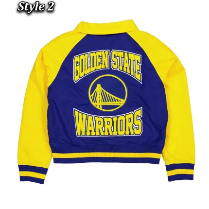 Golden State Warriors Royal and Yellow Jacket