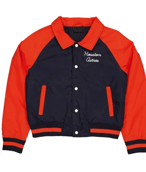 Houston Astros Navy and Red Throwback Jacket