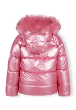 King Von Broke Opps Pink Puffer Jacket