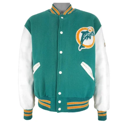 Miami Dolphins 1980s Varsity Jacket