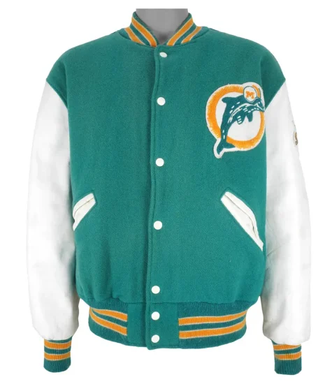 Miami Dolphins 1980s Varsity Jacket