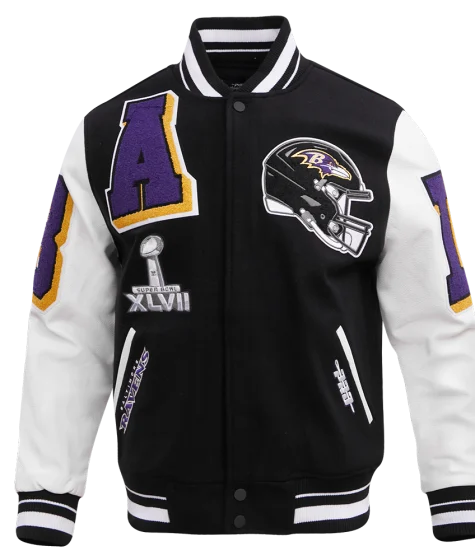 NFL Baltimore Ravens Wool Varsity Jacket