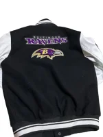 NFL Baltimore Ravens Wool Varsity Lettermen Jacket