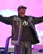 Snoop Dogg Times Square Fortnite Leather Jacket