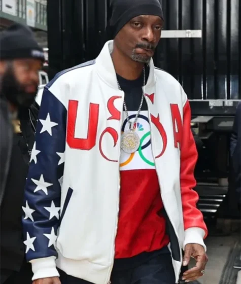 Snoop Dogg US Olympic 2024 USA Jacket Bomber