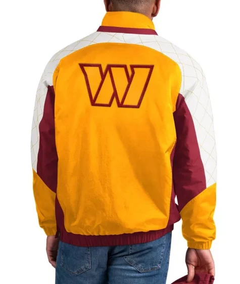 Washington Commanders Body Check Pullover Hooded Zip Up Jacket