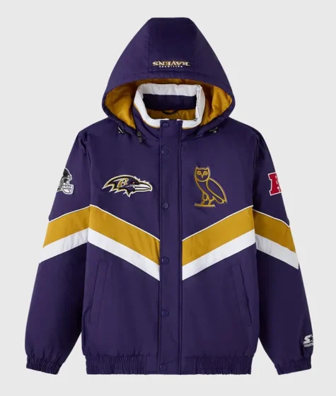 Baltimore Ravens OVO Sideline Puffer Jacket