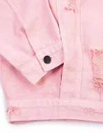 Beth Dutton State of Mind Denim Pink Jacket