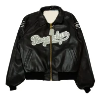 Brooklyn Dodgers Vanson Leather Jacket Black