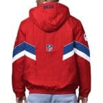 Buffalo Bills OVO Sideline Puffer Red Hooded Jacket