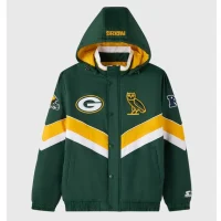 Green Bay Packers OVO Sideline Puffer Jacket