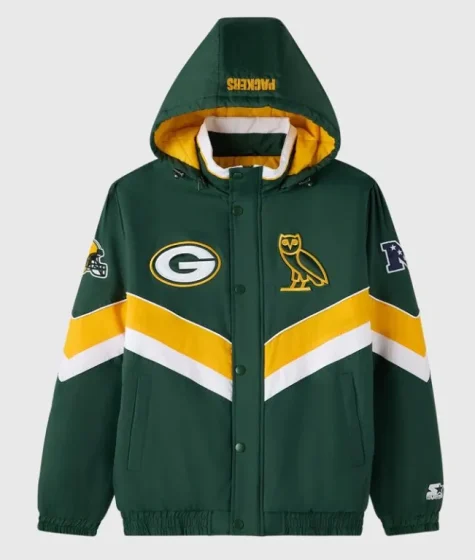 Green Bay Packers OVO Sideline Puffer Jacket