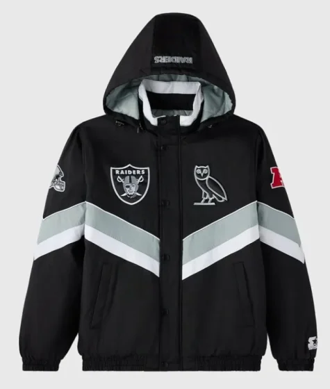 Las Vegas Raiders OVO Sideline Puffer Jacket