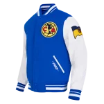 Liga MX Club America Royal Blue Varsity Jacket