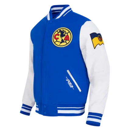 Liga MX Club America Royal Blue Varsity Jacket