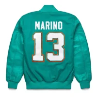 Miami Dolphins Goat Varsity Full-Snap Jacket