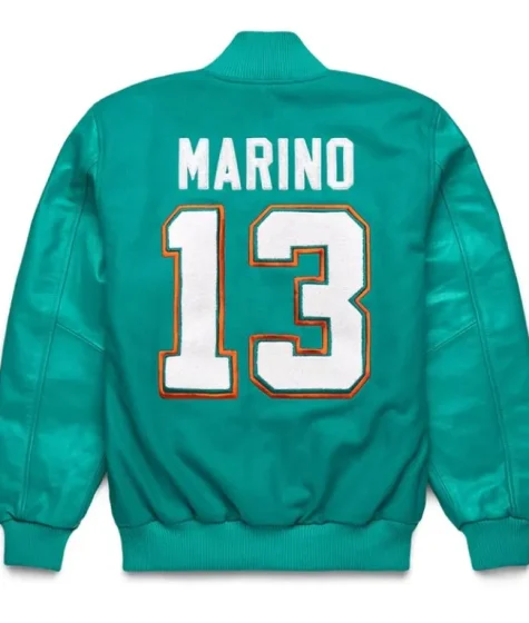Miami Dolphins Goat Varsity Full-Snap Jacket
