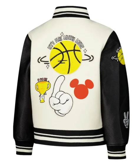 Mickey Mouse Basketball Varsity Jacket