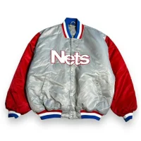 New Jersey Nets 90’s Gray and Red Jacket