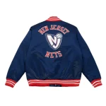 New Jersey Nets Navy B;lue Bomber Jacket