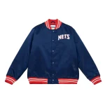 New Jersey Nets Navy Bomber Jacket